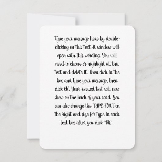 Snowman Flat Card, Fun Festive Snowman met licht Bedankkaart (Achterkant)