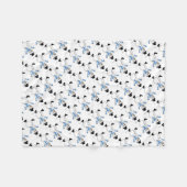 Snowman Fleece Blanket (Voorkant (Horizontaal))
