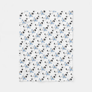 Snowman Fleece Blanket Deken