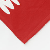 Snowman Fleece Deken (Hoek)