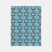 Snowman Fleece Deken (Voorkant)