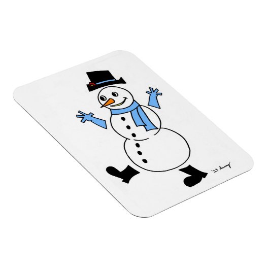Snowman Flexible Magnet Magneet (Rechterzijde)