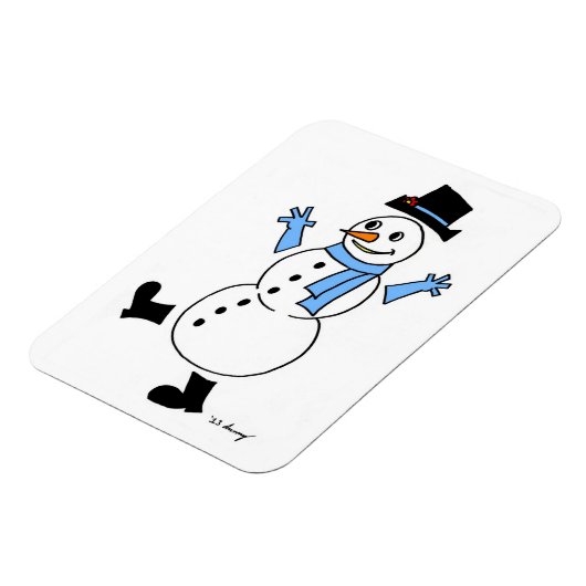 Snowman Flexible Magnet Magneet (Linkerzijde)