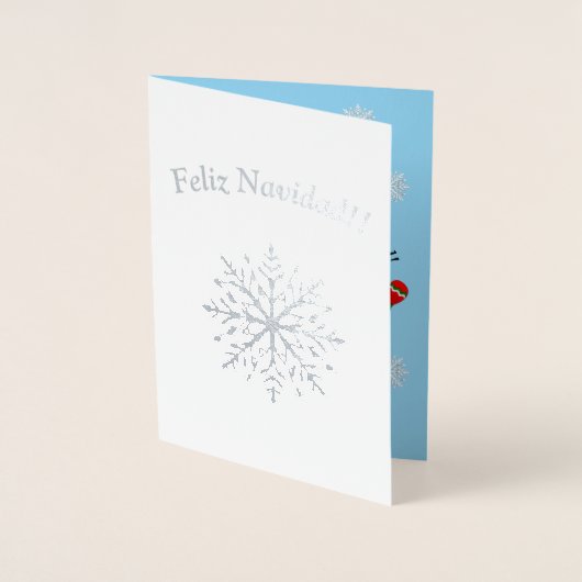 snowman folie kaarten (Voorkant)