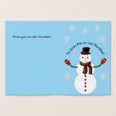 snowman folie kaarten (Binnen)