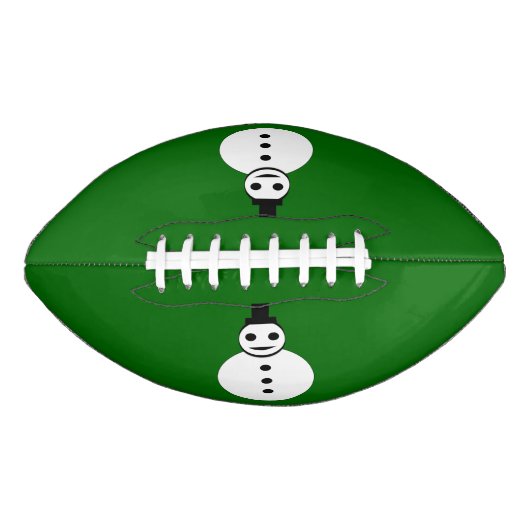 Snowman-Football glimlachen American Football (Voorkant)