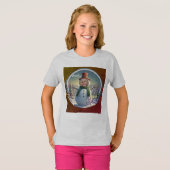 Snowman Foto T-Shirt HAMbyWG (Voorkant volledig)