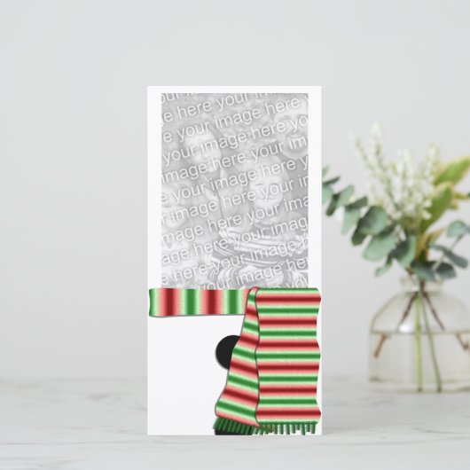 Snowman-fotokaart (Staand voorkant)