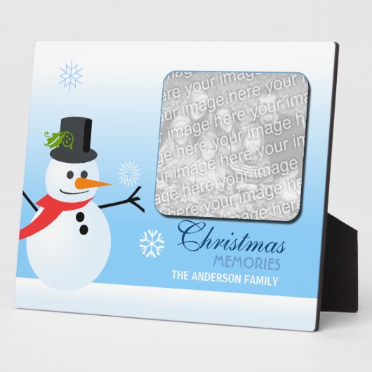 Snowman Fotoplaat (Zijkant)