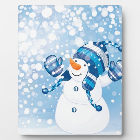 Snowman Fotoplaat (Voorkant)