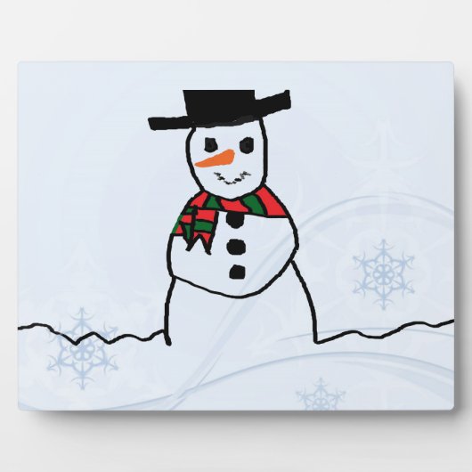 Snowman Fotoplaat (Voorkant)