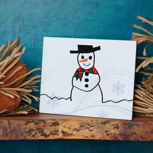 Snowman Fotoplaat (Zijkant)