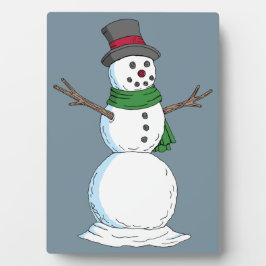 Snowman Fotoplaat