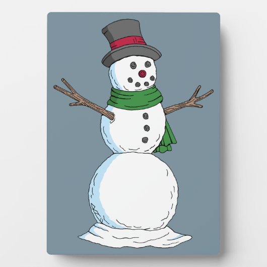 Snowman Fotoplaat (voorkant)