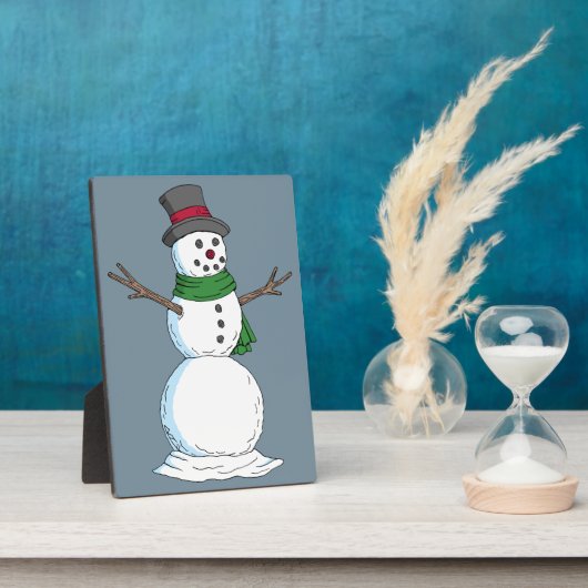 Snowman Fotoplaat (Zijkant)