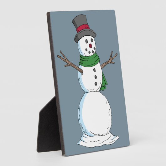 Snowman Fotoplaat (Zijkant)