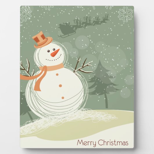 Snowman Fotoplaat (Voorkant)