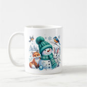 Snowman & Friends Coffee Mok (Links)
