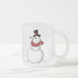 Snowman Frosted Mok