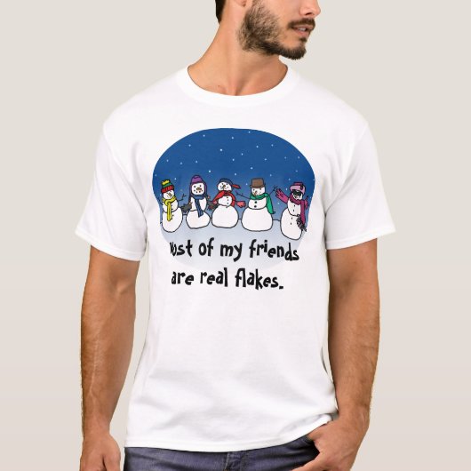 Snowman Fun T-shirt (Voorkant)