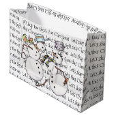 Snowman gevecht groot cadeauzakje (Voorkant Gekanteld)