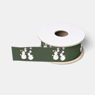 Snowman gevecht grosgrain lint