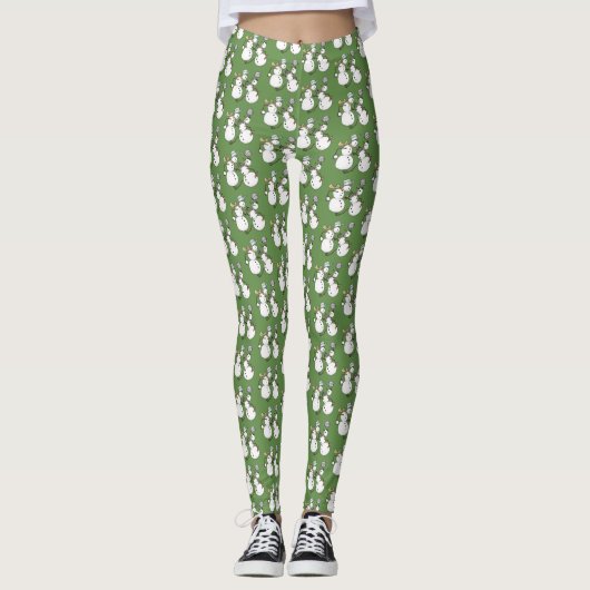 Snowman gevecht leggings (Voorkant)