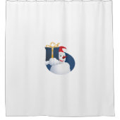 Snowman geven... douchegordijn (Voorkant)