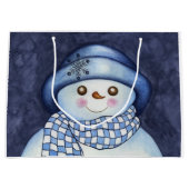 Snowman Gift Bag Groot Cadeauzakje (Voorkant)