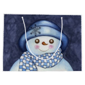 Snowman Gift Bag Groot Cadeauzakje (Achterkant)
