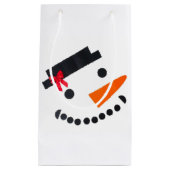 Snowman Gift Bag Klein Cadeauzakje (Voorkant)