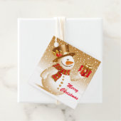 Snowman Gift Label (In situ)