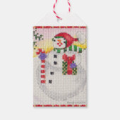 Snowman Gift Label Cadeaulabel (Voorkant)