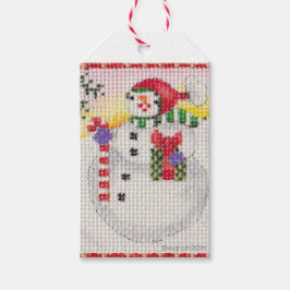 Snowman Gift Label Cadeaulabel