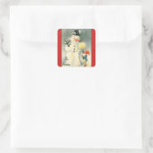  Snowman Gift Label Sticker (Tas)
