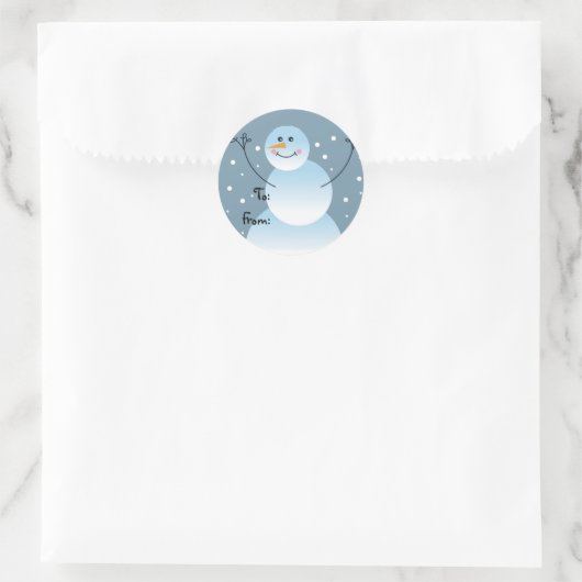 Snowman Gift Labels (Tas)