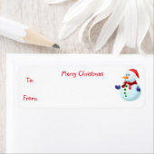 Snowman Gift Labels (Insitu)