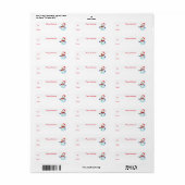 Snowman Gift Labels (Full Sheet)