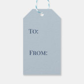 Snowman Gift Labels Cadeaulabel (Achterkant)