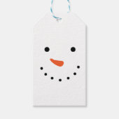 Snowman Gift Labels Kerstmis Presentatielabels Cadeaulabel (Voorkant)
