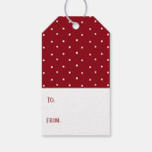 Snowman Gift-Labels voor kerstmis Cadeaulabel (Achterkant)