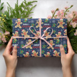 Snowman Gingerbread Christmas Snow Noel Cadeaupapier<br><div class="desc">Snowman Gingerbread Christmas Snow Noel</div>