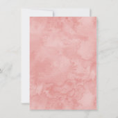 Snowman Girl Baby shower Invite Kaart (Achterkant)