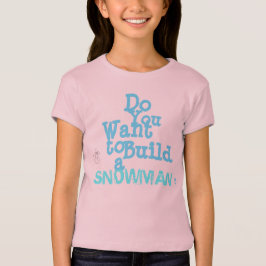 'Snowman' Girls' T-Shirt