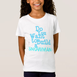 'Snowman' Girls' T-Shirt