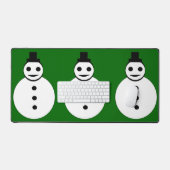 Snowman glimlachen bureaumat (Keyboard & Muis)