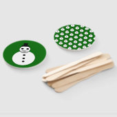 Snowman glimlachen handwaaier (Niet-gemonteerd)