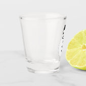 Snowman glimlachen shot glas (Links)