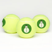 Snowman glimlachen tennisballen (Multi)