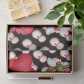 Snowman Gnome past kleur aan Tissuepapier (Geschenk)